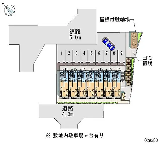 ★手数料０円★加古川市平岡町一色西２丁目　月極駐車場（LP）